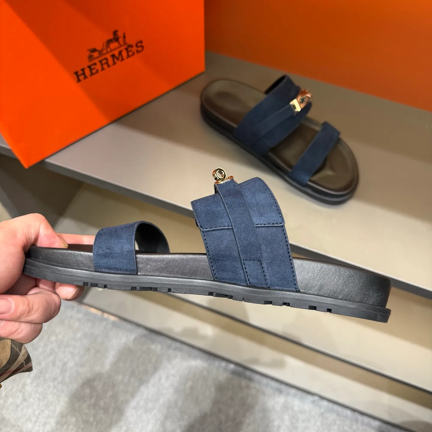 Men's shoes 💰300, size 38-45, the new 2014 summer Hermes shoes are the same as the original ones, handmade by masters! ❥High-end customization, exclusive products, the highest version in the industry⚠❥Using: Hermers upper: (pursuing top walking comfort) ✨Top quality on sale━━━━Hermes━━━━━